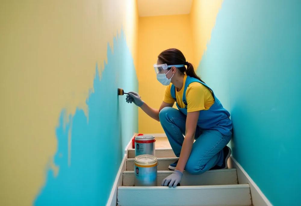 staircase painting